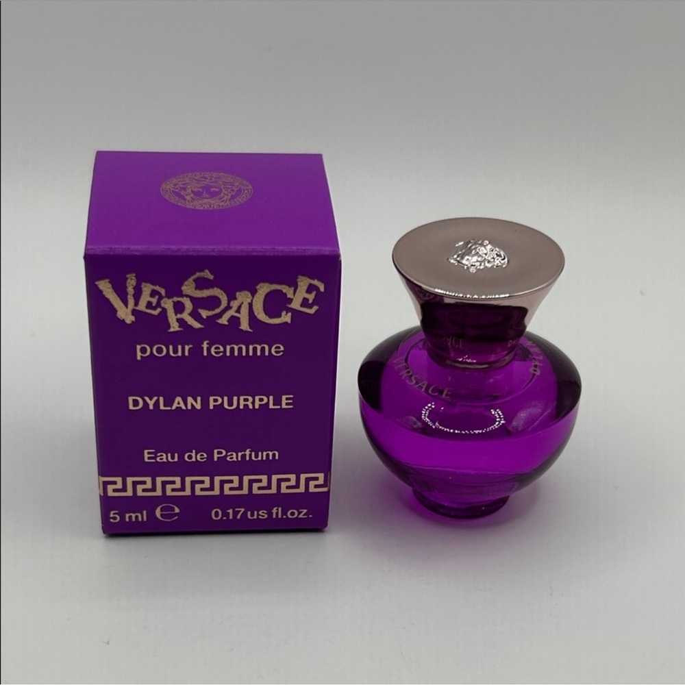 Ladies Versace Dylan Purple 5ml Travel Sample Size Dabber NWT
